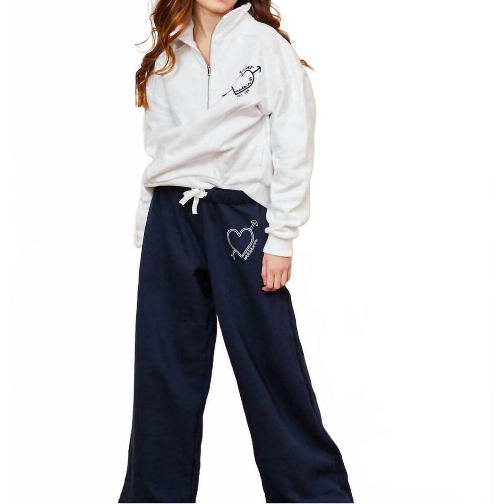 NEW THEME cami atelier jogger in navy